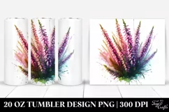 Watercolor Heather Splash | 20 Oz Tumbler Product Image 1