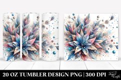 Wooden Lobelia with Clipart 20 Oz Tumbler Product Image 1