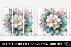 Abstract Gardenia Diamonds Tumbler Product Image 1