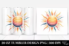 Colorful Simple Sun | 20 Oz Tumbler Product Image 1