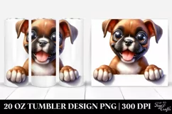 Cute Watercolor Funny Baby Boxer Product Image 1