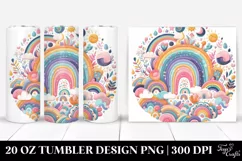 Colorful Pastel Ranbow | 20 Oz Tumbler Product Image 1
