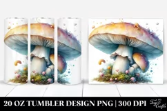 Detailed Mushroom Tumbler Product Image 1