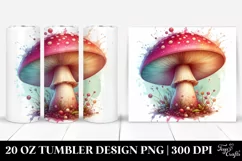 Detailed Mushroom Tumbler Product Image 1