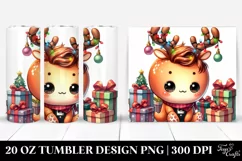 Winter Baby Octopus with Cool Haircut, 20 Oz Tumbler Product Image 1