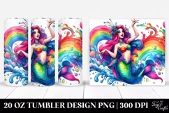 Mermaid Dancing Funny | 20 oz Tumbler Product Image 1