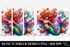Mermaid Dancing Funny | 20 oz Tumbler Product Image 1