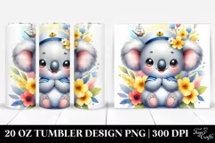 Colorful Small Baby Koala | 20 Oz Tumbler Product Image 1