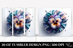 Abstract Glossy Pansy Material Product Image 1