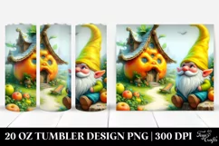 Gnome in Yellow Hat | 20 oz Tumbler Product Image 1