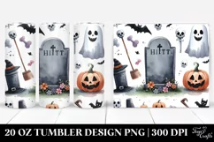 Simple Funny Halloween Clipart with Tombstone Product Image 1