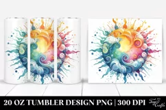 Colorful Sun | 20 Oz Tumbler Product Image 1