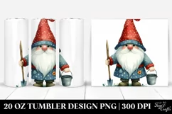 Retro Quirky Gnome | 20 oz Tumbler Product Image 1