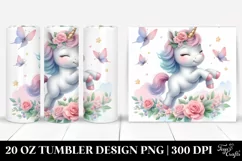 Cute Baby Unicorn Dance | 20 Oz Tumbler Product Image 1