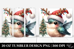Winter Baby Hummingbird with Cool Haircut, 20 Oz Tumbler Product Image 1
