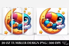 crazy looking Baby Toucan | 20 Oz Tumbler Product Image 1