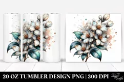 20 Oz Tumbler Sublimation | Shiny y Jasmine Metallic Product Image 1