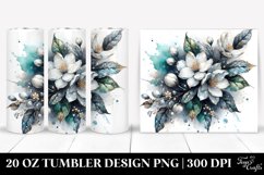 20 Oz Tumbler Sublimation | Shiny y Jasmine Metallic Product Image 1