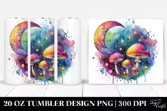 Colorful Magical Mushroom | 20 Oz Tumbler Product Image 1
