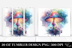 Colorful Magical Mushroom | 20 Oz Tumbler Product Image 1