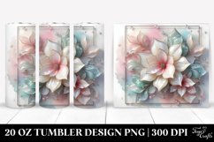 Abstract Gardenia Metallic Tumbler Product Image 1