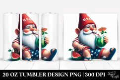 Detailed Digital Gnome Silling | 20 Oz Tumbler Product Image 1