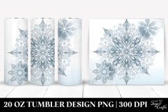 Simple Snowflake Image, 20 Oz Tumbler Product Image 1