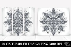 Simple Snowflake Image, 20 Oz Tumbler Product Image 1
