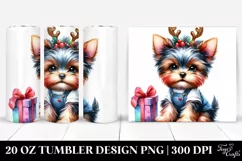 Baby Yorkshire Terrier with Vibrant Colors 20 Oz Tumbler Product Image 1