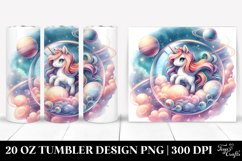Cute Unicorn Twirling | 20 Oz Tumbler Product Image 1