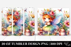 Whimsical Cute Fairy Spring Petals | 20 Oz Tumbler Product Image 1