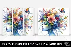 Fairy Floral Wreath | 20 oz Tumbler Product Image 1