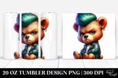 Cute Baby Bear Sitting, 20 Oz Tumbler Product Image 1