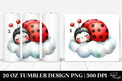 Colorful Whimsical Baby Ladybug Tumbler Product Image 1