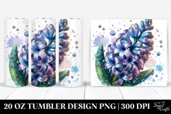 Shiny Hyacinth Metallic Tumbler Product Image 1