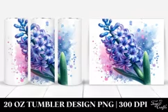 Shiny Hyacinth Metallic Tumbler Product Image 1