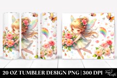 Spring Petals Cute Fairy Tumbler | 20 Oz Tumbler Product Image 1