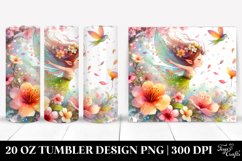 Spring Petals Cute Fairy Tumbler | 20 Oz Tumbler Product Image 1