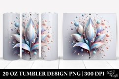 Pastel Glossy Snowdrop|20 oz Tumbler Product Image 1