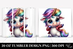 Cute Baby Unicorn Tumbler Product Image 1