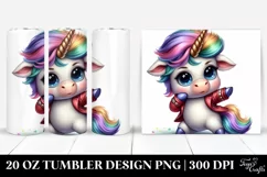 Cute Baby Unicorn Tumbler Product Image 1