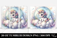 Baby Unicorn in Bubble | 20 Oz Tumbler Product Image 1
