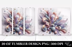 Glossy Lavender Frame, High-Res 20 Oz Tumbler Product Image 1