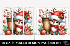 Christmas PNG 20 Oz Tumbler Design Product Image 1