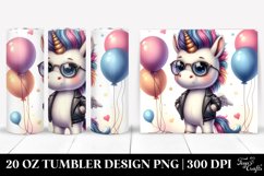Cute Baby Unicorn with Cool Haircut and Spring Petals | 20 Product Image 1