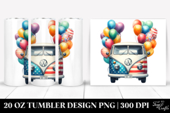 Vintage Van, 20 Oz Tumbler Product Image 1