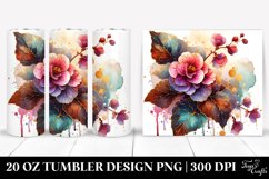 Stained Begonia | 20 Oz Tumbler Product Image 1