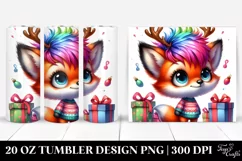 Baby Fox with Vibrant Colors 20 Oz Tumbler Product Image 1