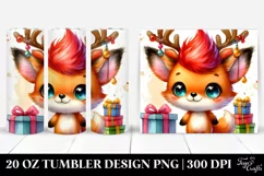 Baby Fox with Vibrant Colors 20 Oz Tumbler Product Image 1