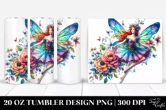 Fairy Jumping Drawing | 20 oz Tumbler Product Image 1